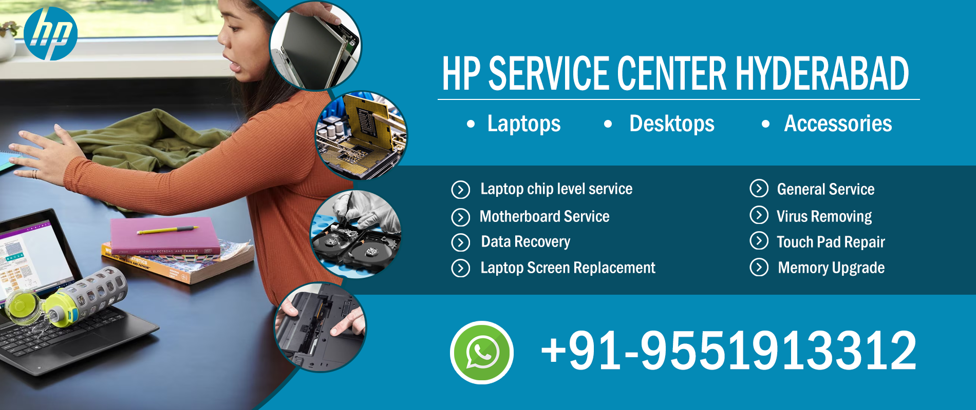 hp laptop service center hyderabad