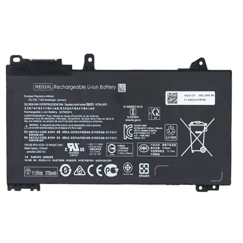 HP RE03XL Original OEM 3800mAh 11V 3Cell Laptop Battery